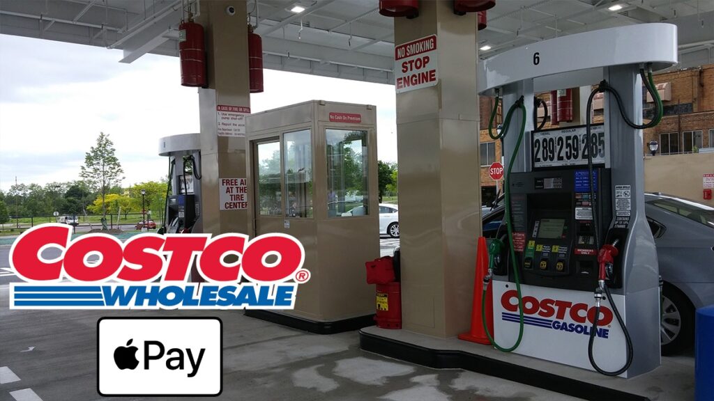 Costco gas station pump