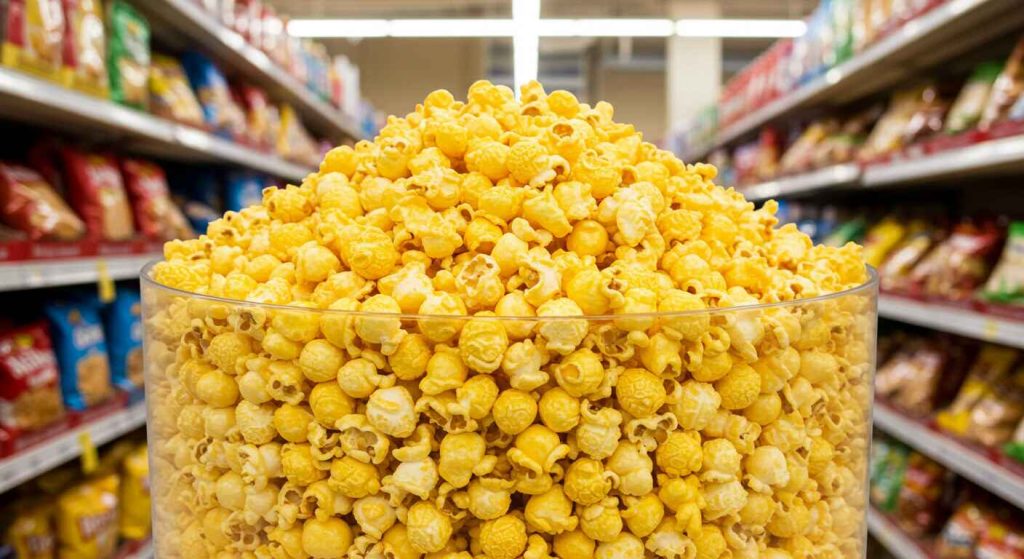 Popcorn in grocery store
